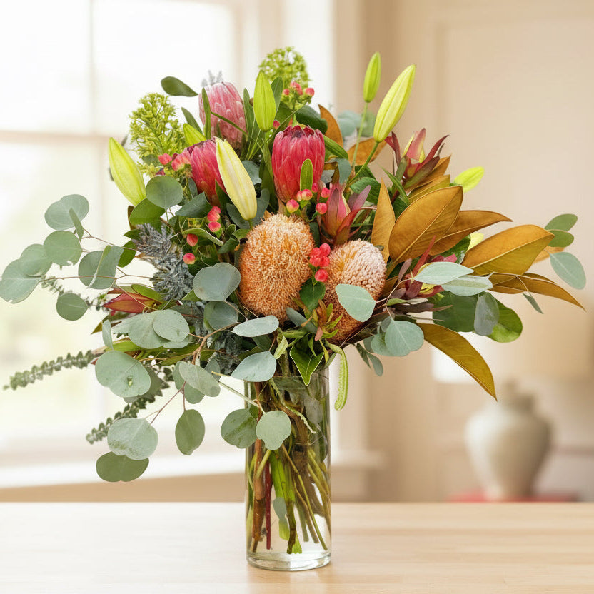 Native Flowers in a Vase