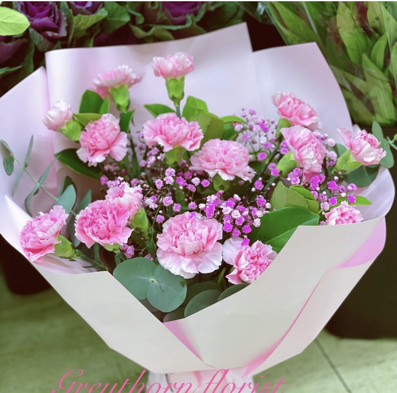 Pink Carnation Bouquet