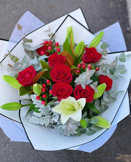 Red Blooms Bouquet