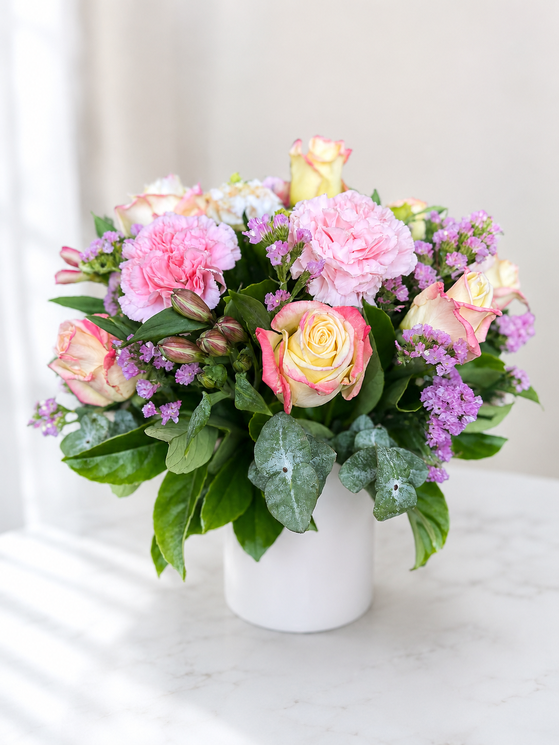 Mixed Pastels in Vase