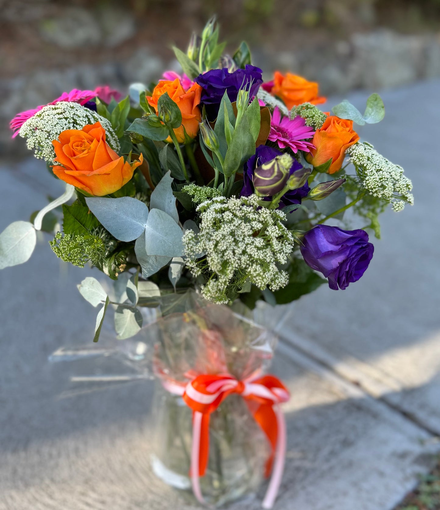 Colorful Bouquet in a Vase