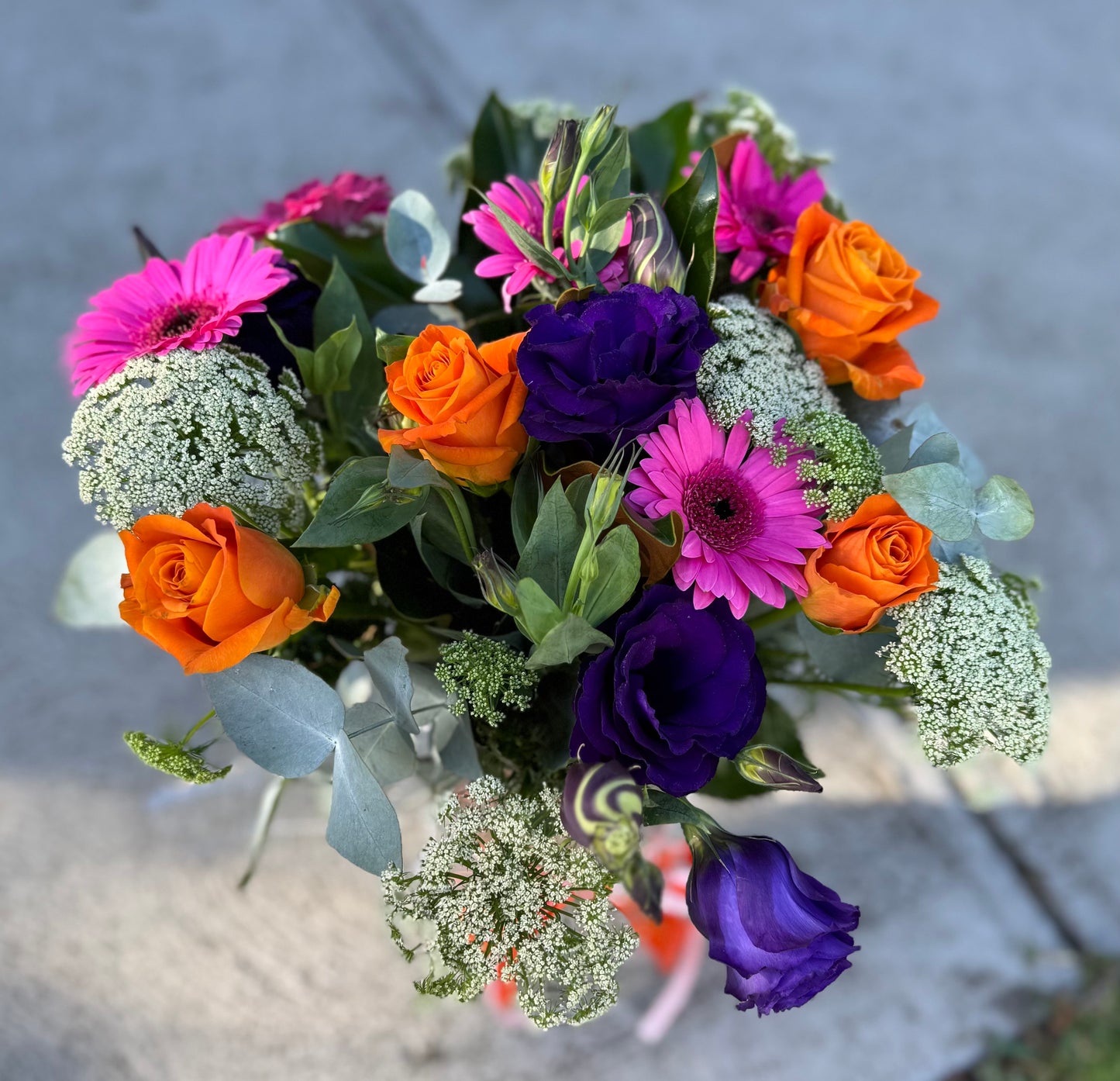 Colorful Bouquet in a Vase