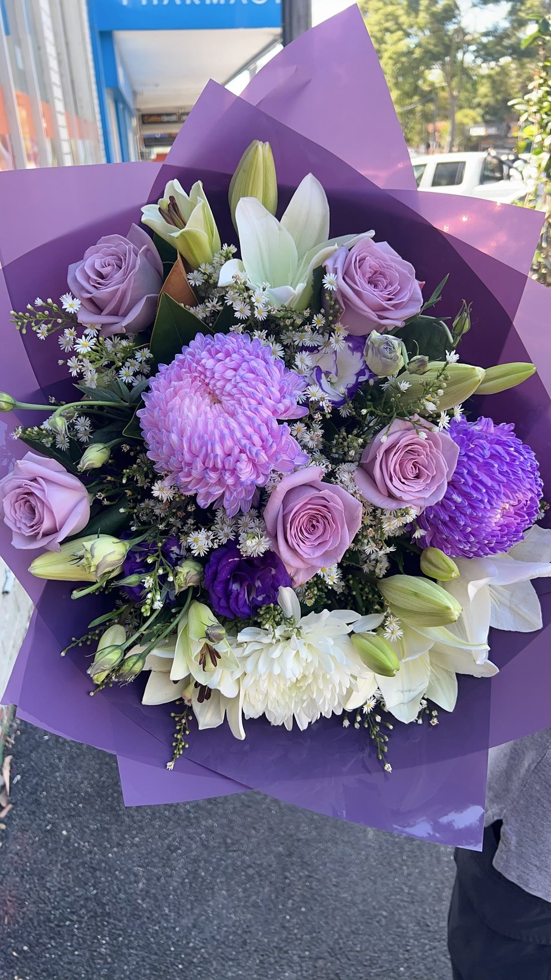 Purple Blooms Bouquet