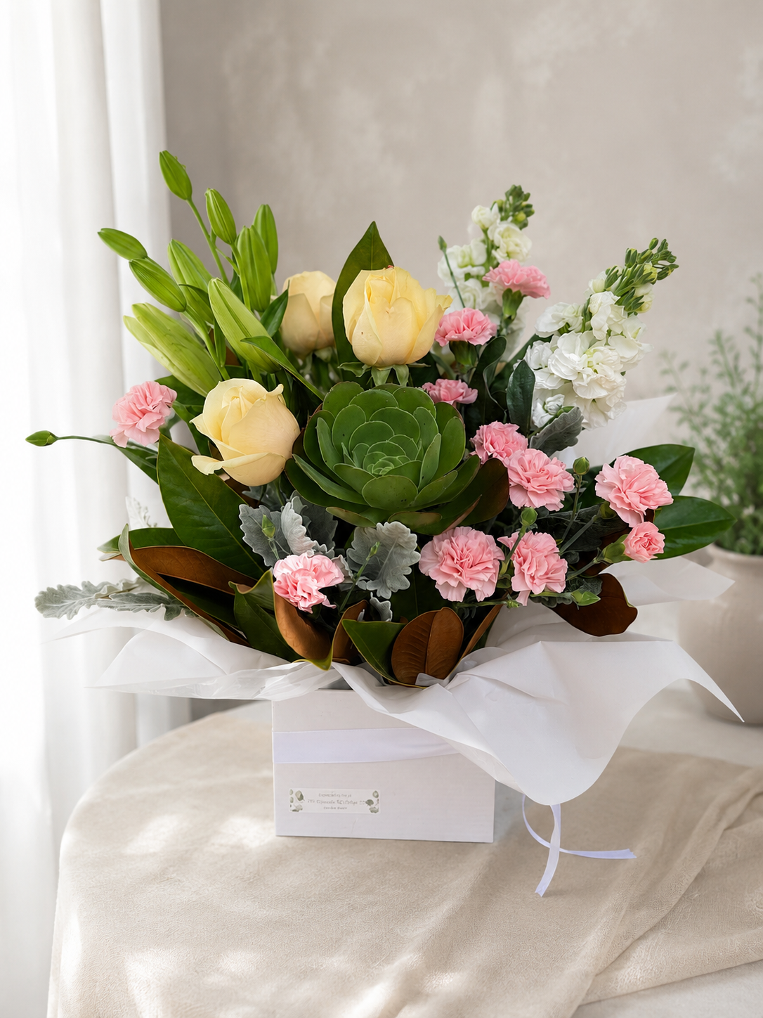 Sunrise Mixed Box Arrangement