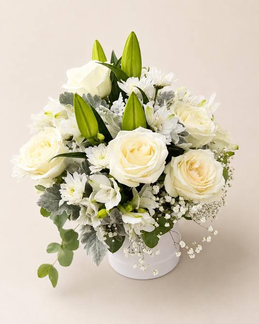 Classique Rose & Lily Hatbox